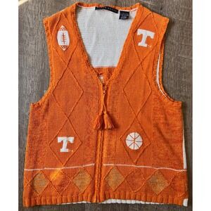 Vintage Univesity of‎ Tennessee Sweater Vest size XL